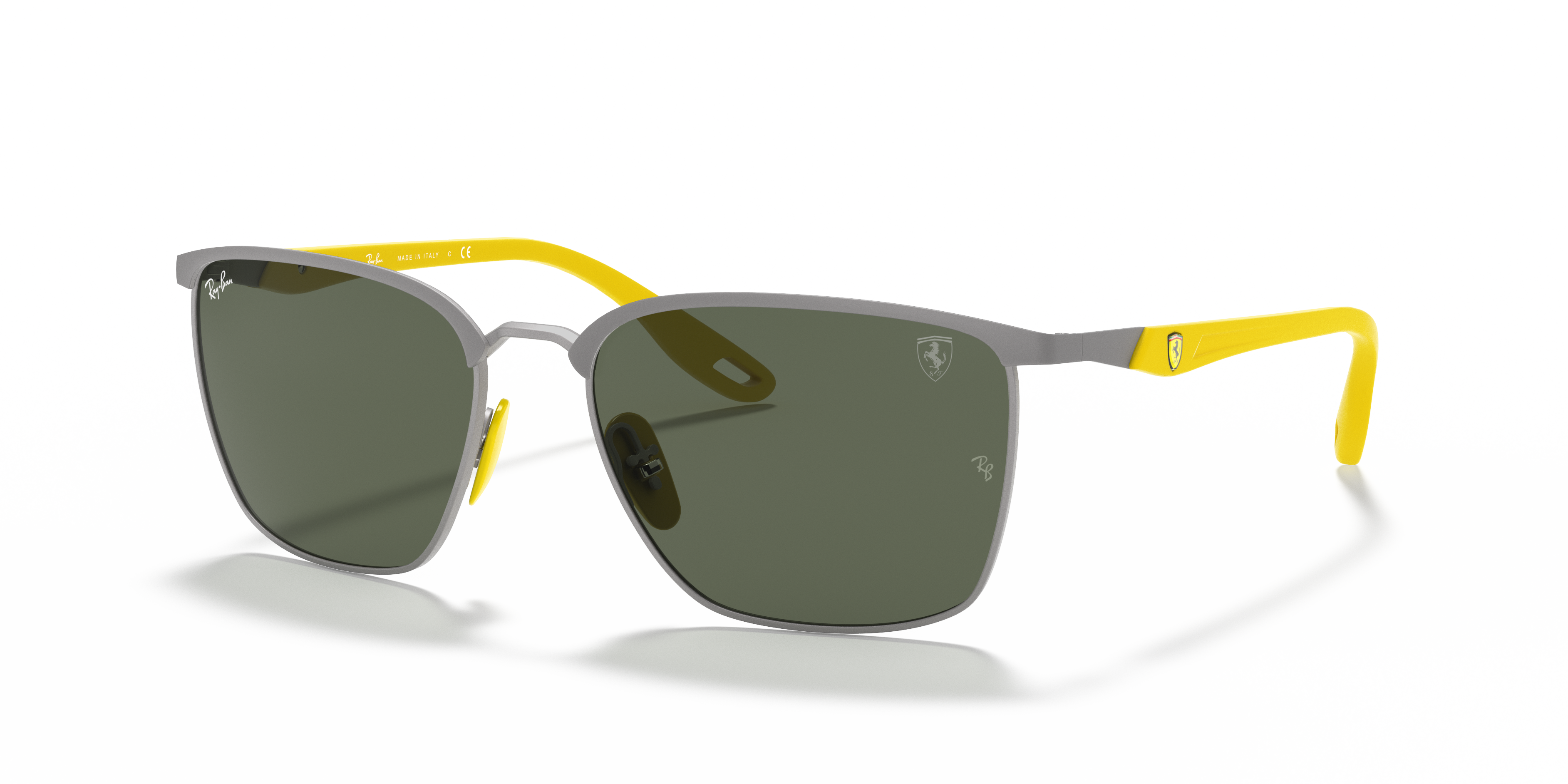 ray ban ferrari yellow glasses