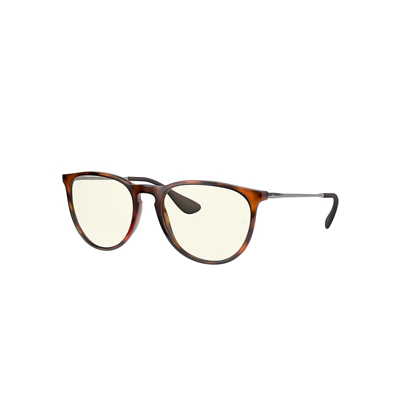 Ray-Ban Erika Blue-light Clear Sunglasses Gunmetal Frame Clear Lenses 57-18 product image