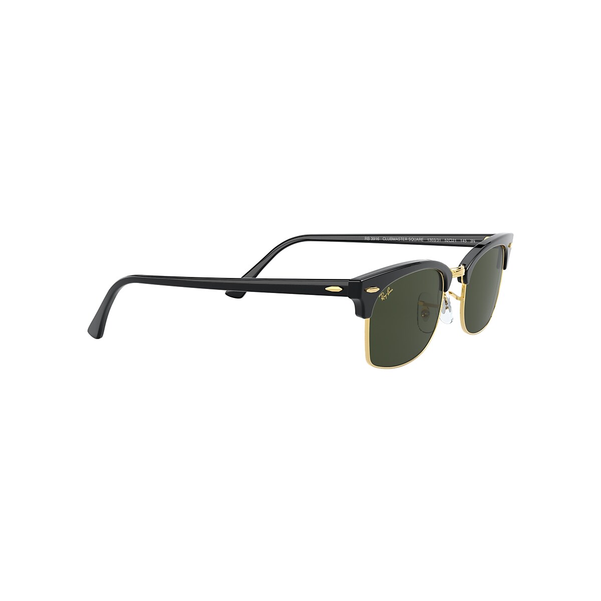 CLUBMASTER SQUARE LEGEND GOLD Sunglasses in Black and Green