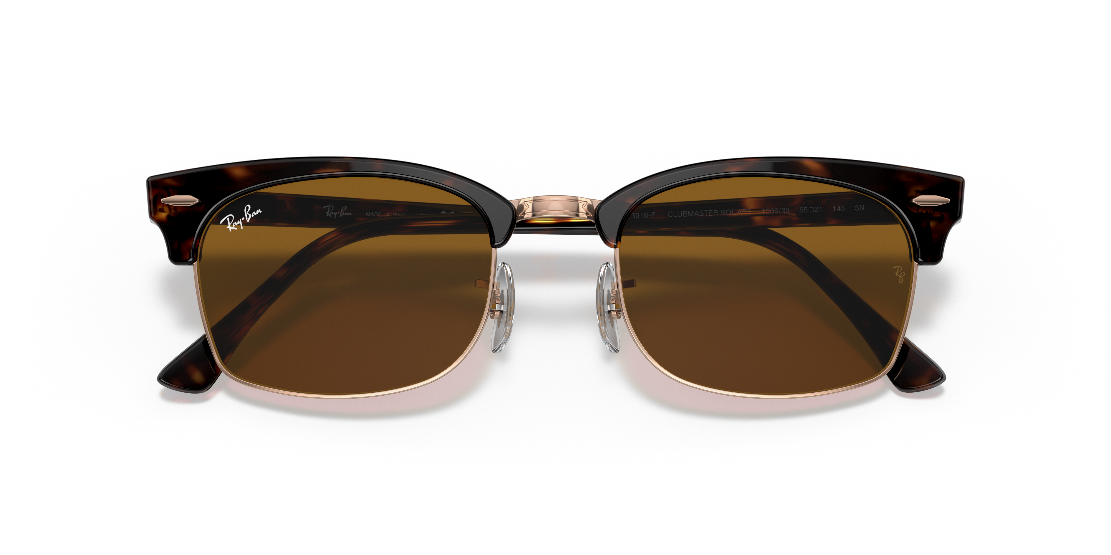 レイバン公式ストア】 Ray-Ban® Clubmaster(クラブマスター)スクエア ローブリッジフィット サングラス | トートシェル X ブラウン レイバン公式ストア】 Ray-Ban® Clubmaster(クラブマスター)スクエア ローブリッジフィット サングラス | トートシェル X ブラウン
