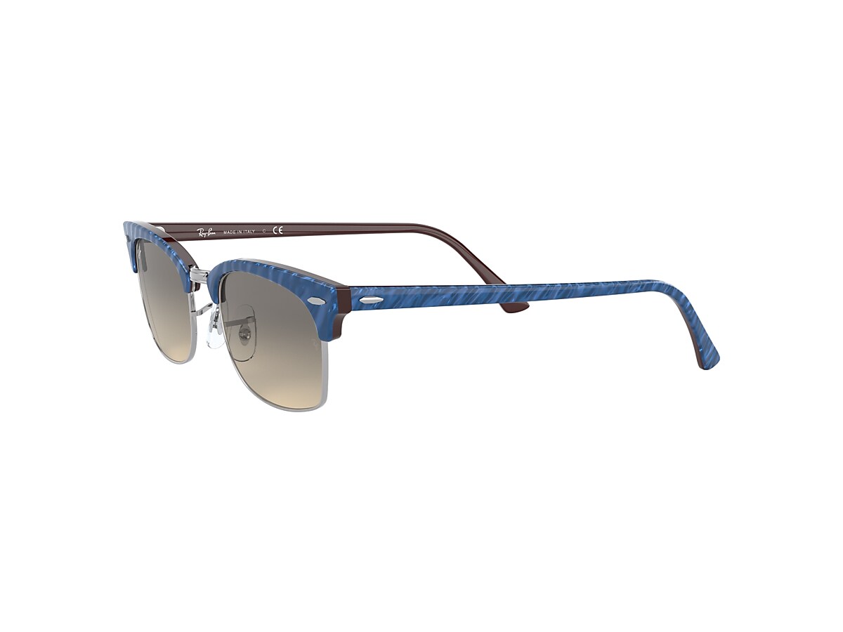 Ray-Ban Clubmaster Wrinkled Blue Sunglasses