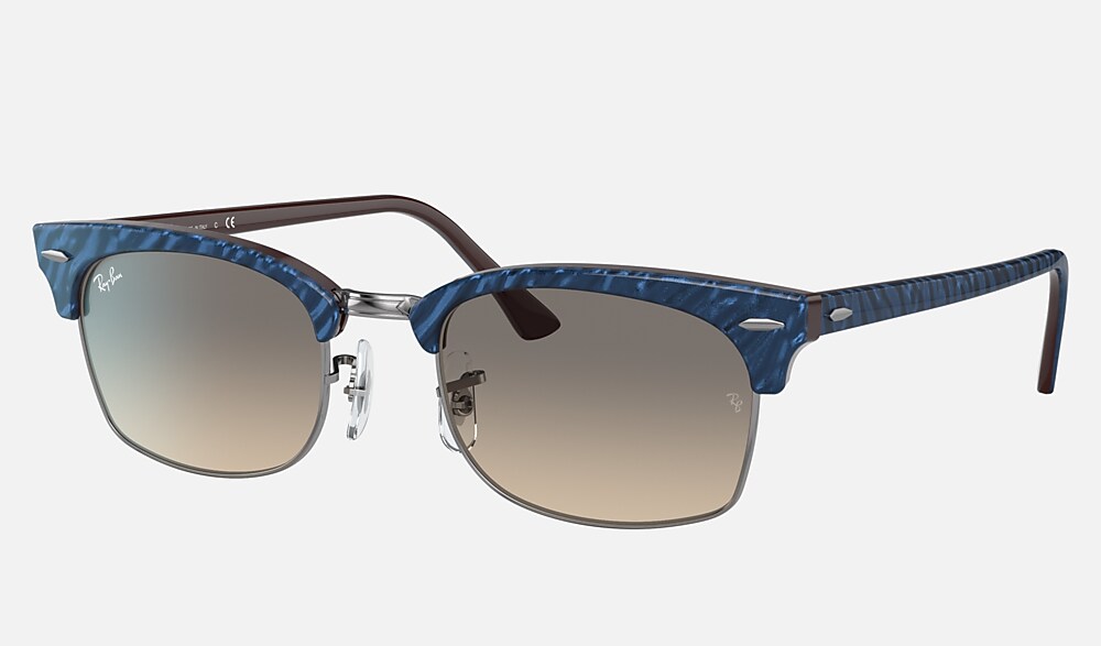 CLUBMASTER SQUARE Sunglasses in Blue and Light Grey Gradient (55