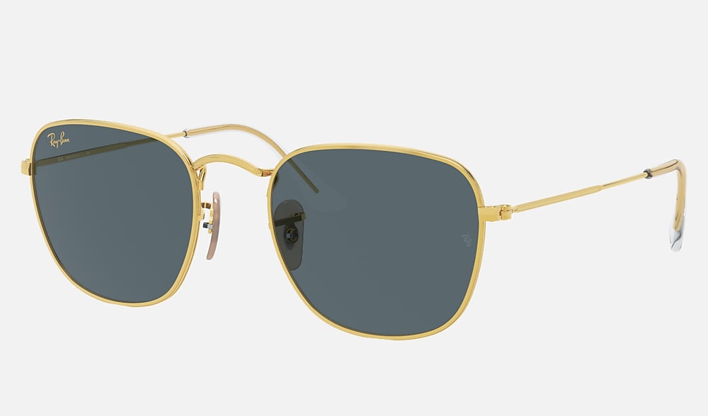 FRANK Sunglasses in Gold and Blue - RB3857 | Ray-Ban®