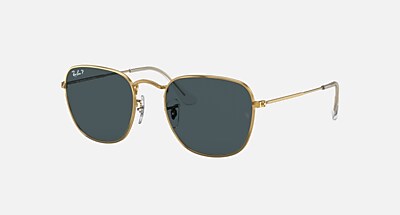 FRANK Sunglasses in Gold and G-15 Green Polarized - RB3857 | Ray
