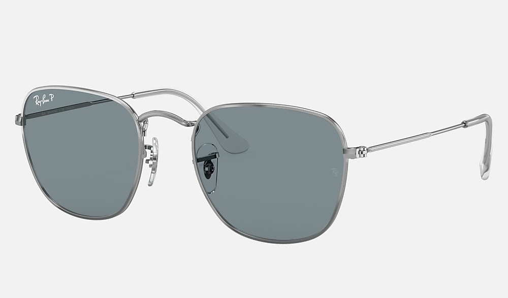 FRANK Sunglasses in Silver and Blue - RB3857 | Ray-Ban®