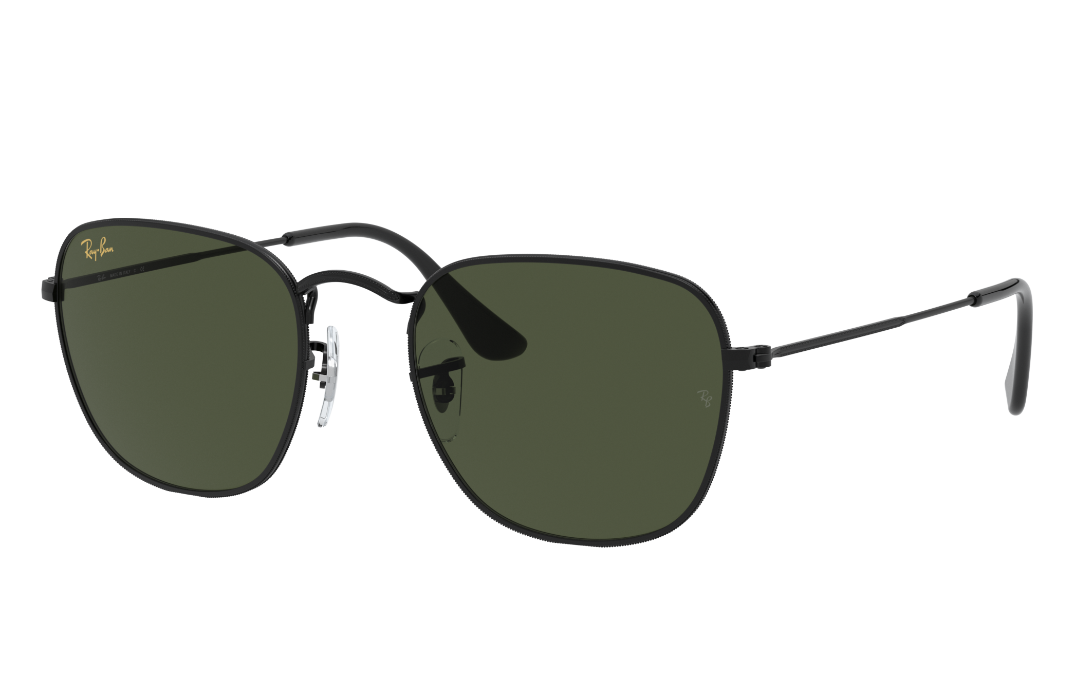 ray ban green and gold