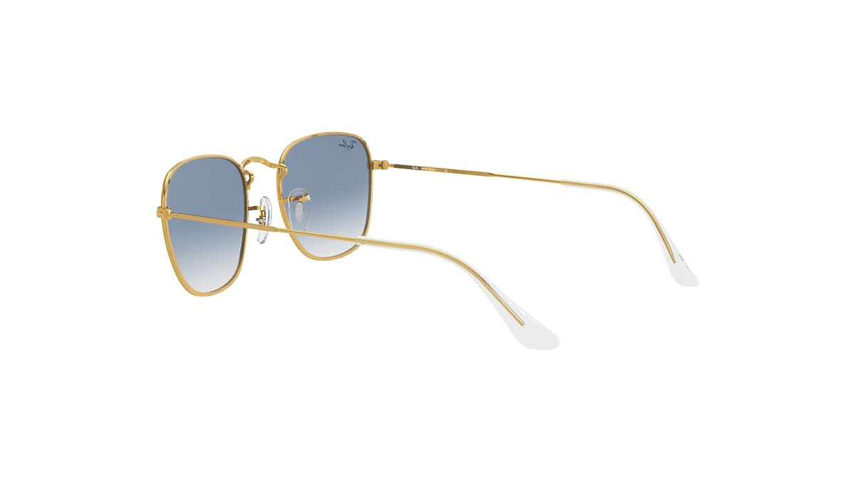 FRANK LEGEND GOLD Sunglasses in Gold and Light Blue - RB3857 | Ray