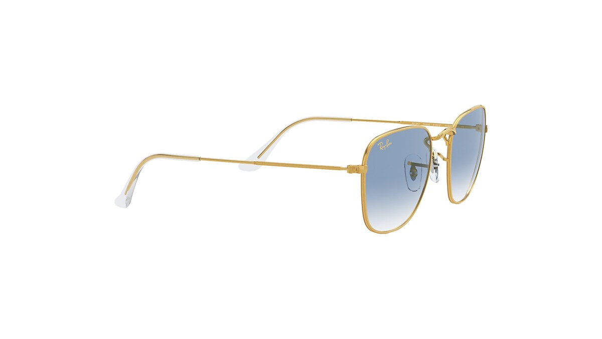 FRANK LEGEND GOLD Sunglasses in Gold and Light Blue 