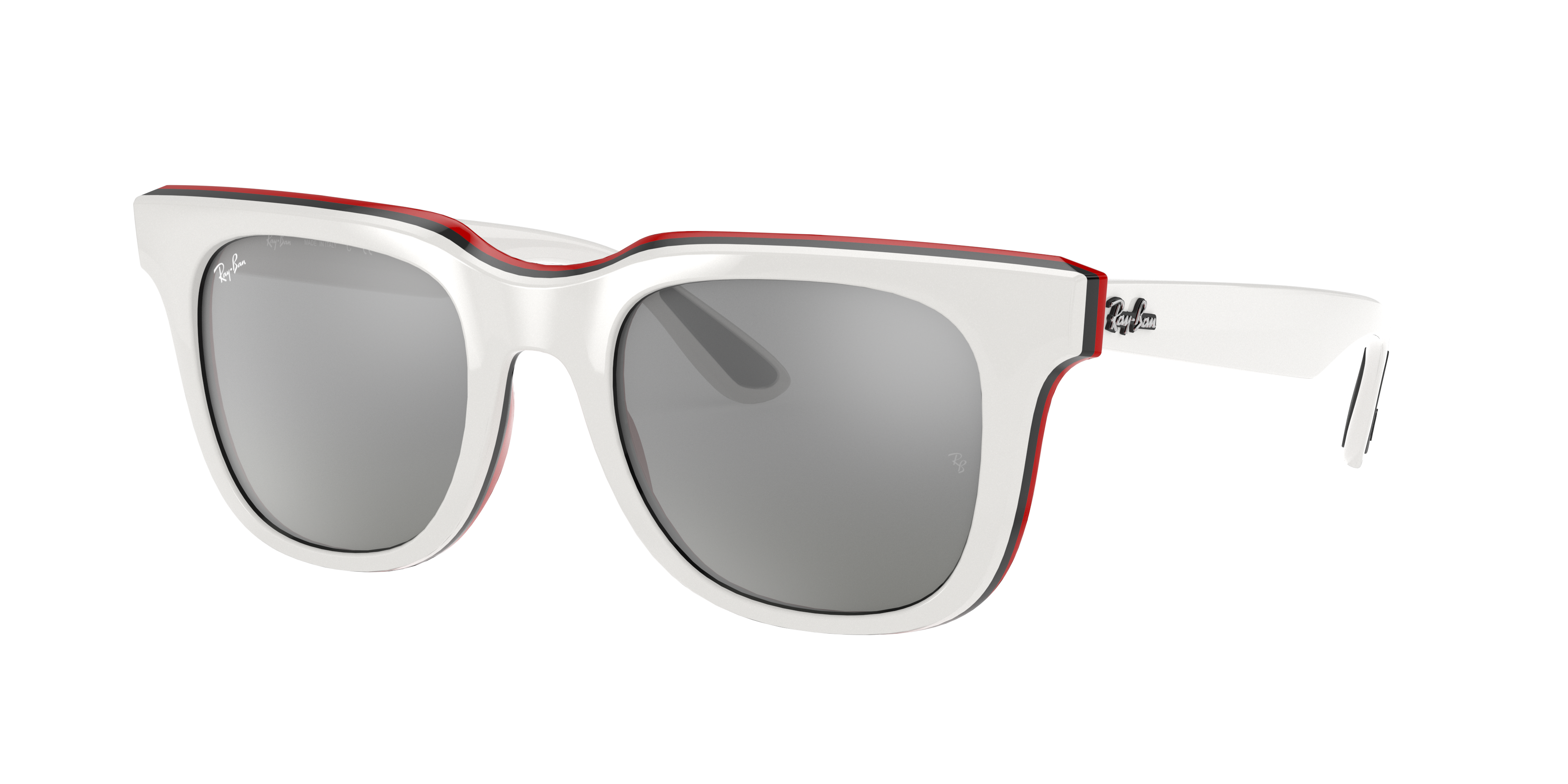 Rb4368 Sunglasses in White and Grey | Ray-Ban®