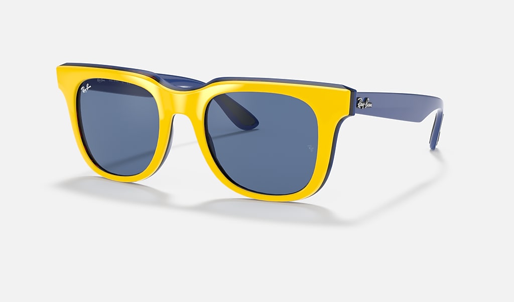 Werkwijze Rijpen temperatuur Rb4368 Sunglasses in Yellow and Dark Blue | Ray-Ban®