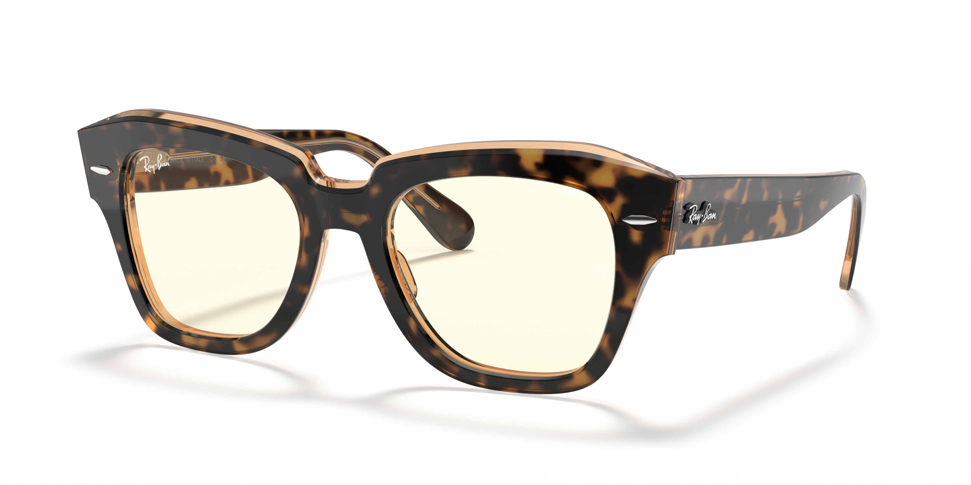 transparent wayfarer ray ban