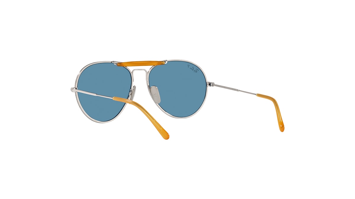 RB8063 TITANIUM Sunglasses in Silver and Blue - RB8063 | Ray-Ban® US