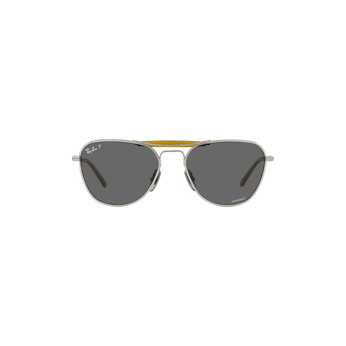 RB8064 TITANIUM Sunglasses in Silver and Dark Grey - RB8064