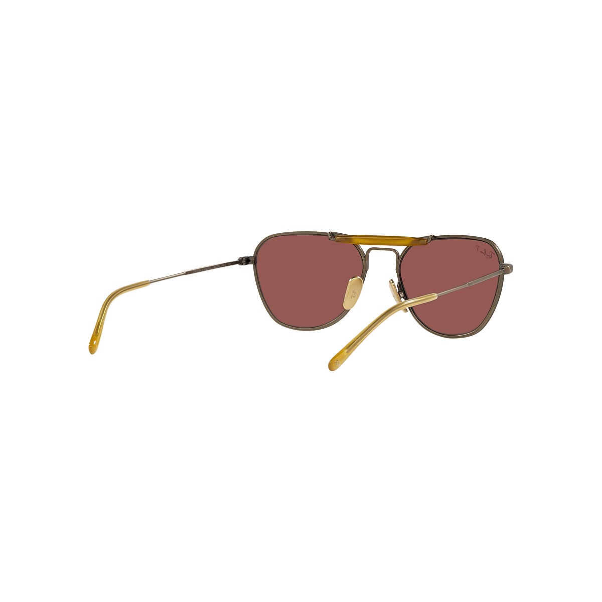 RB8064 TITANIUM Sunglasses in Antique Gold and Violet - RB8064
