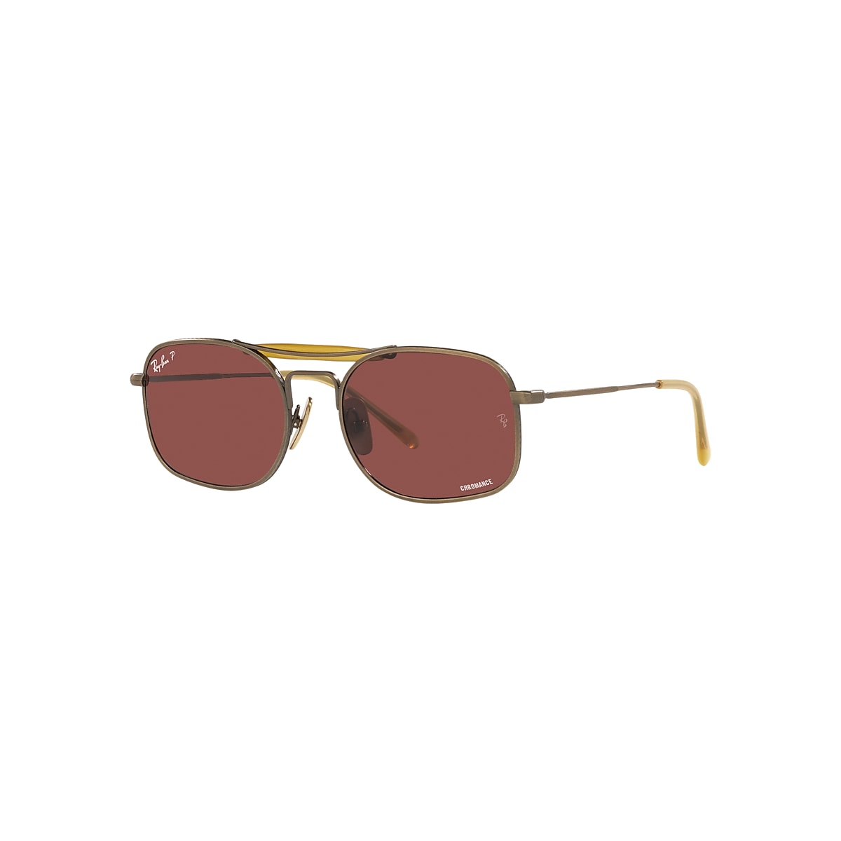 RB8062 TITANIUM Sunglasses in Antique Gold and Violet - RB8062 
