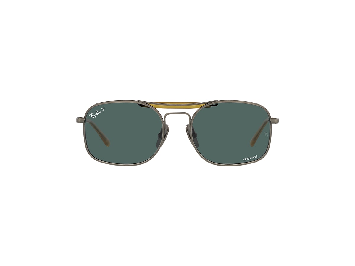 RB8062 TITANIUM Sunglasses in Grey and Light Blue - Ray-Ban