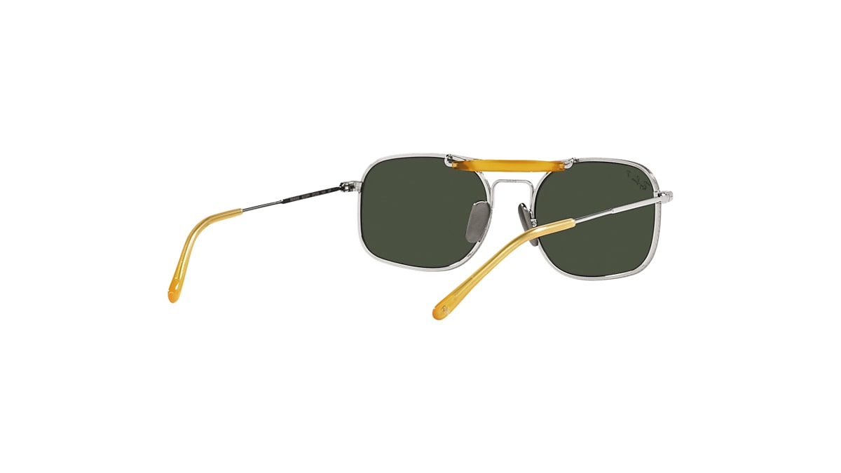 Rb8062 Titanium Sunglasses in Silver and Dark Green | Ray-Ban®