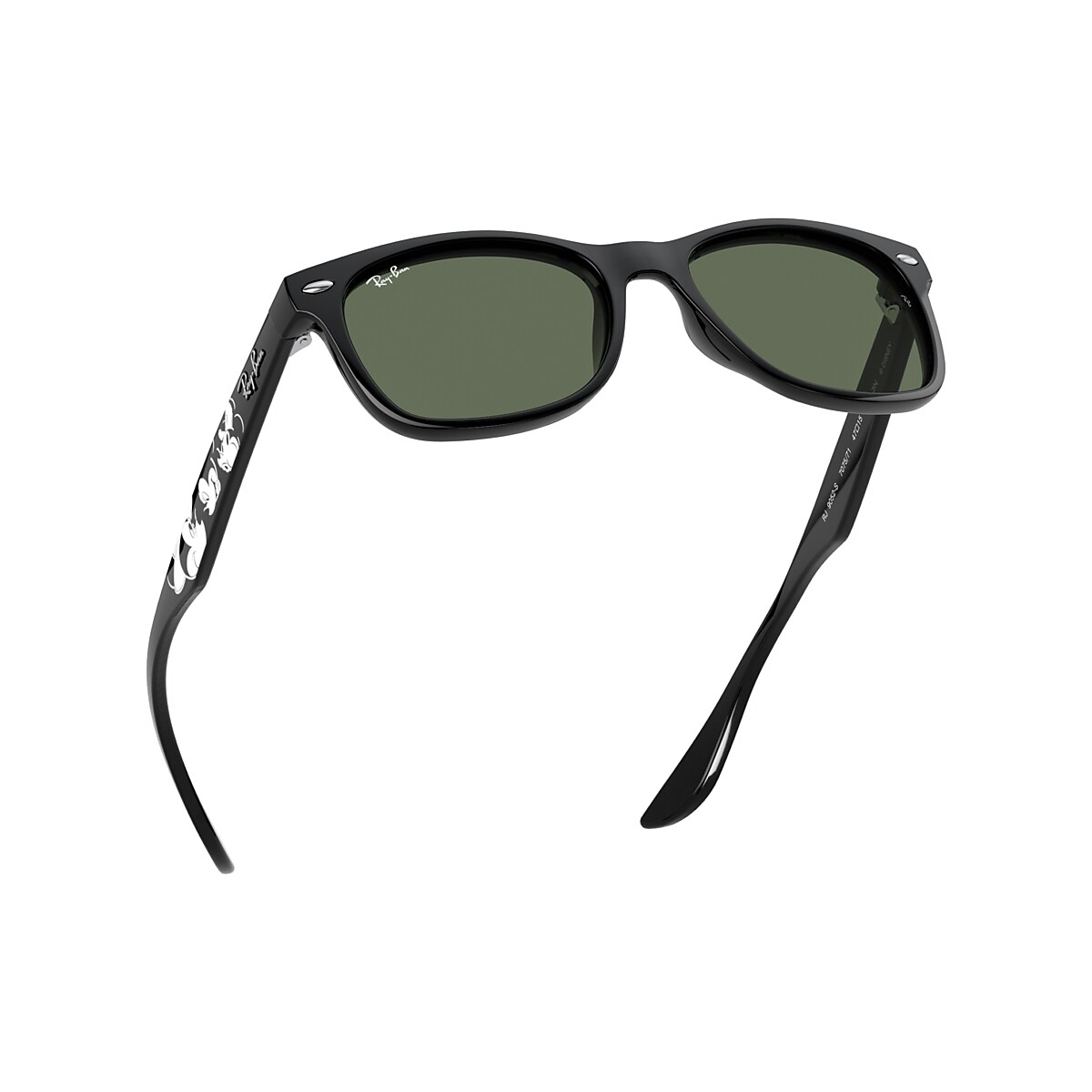 New Wayfarer Kids Sunglasses in Black and Green | Ray-Ban®