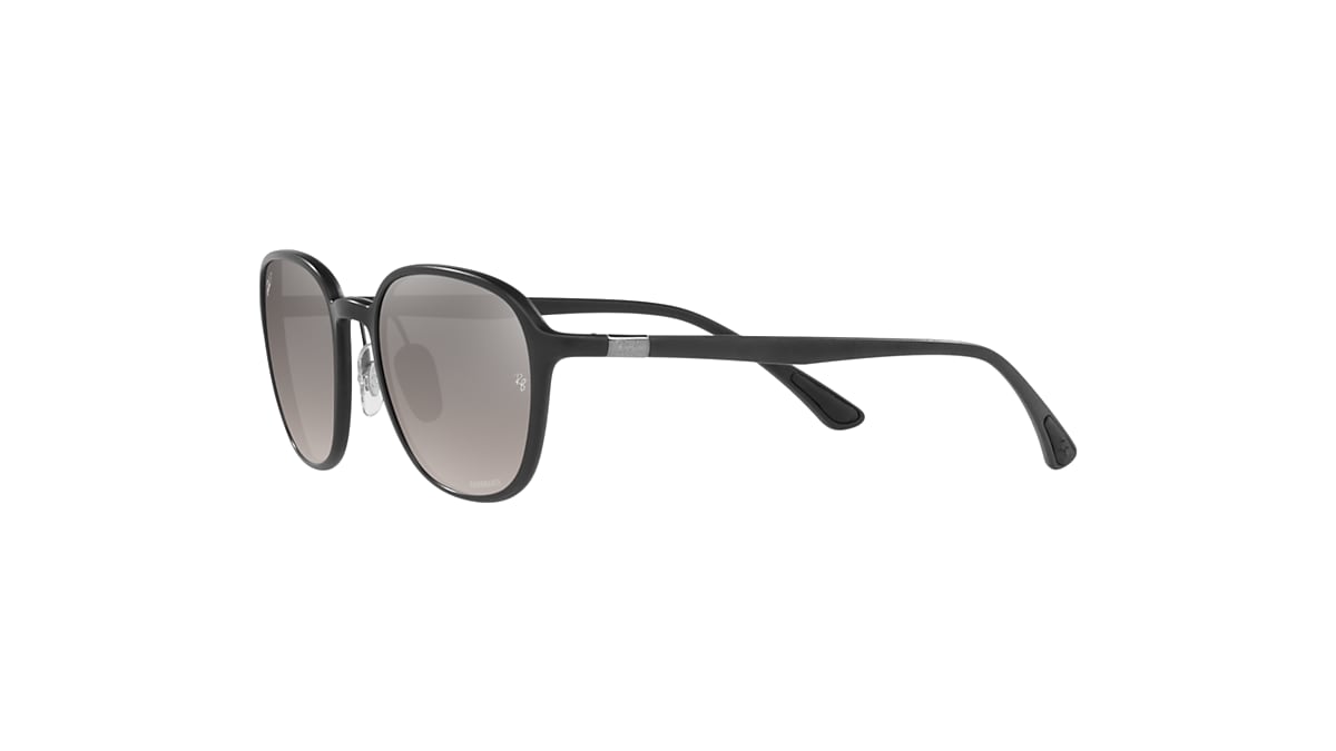 RB4341CH CHROMANCE Sunglasses in Black and Silver - RB4341CH | Ray