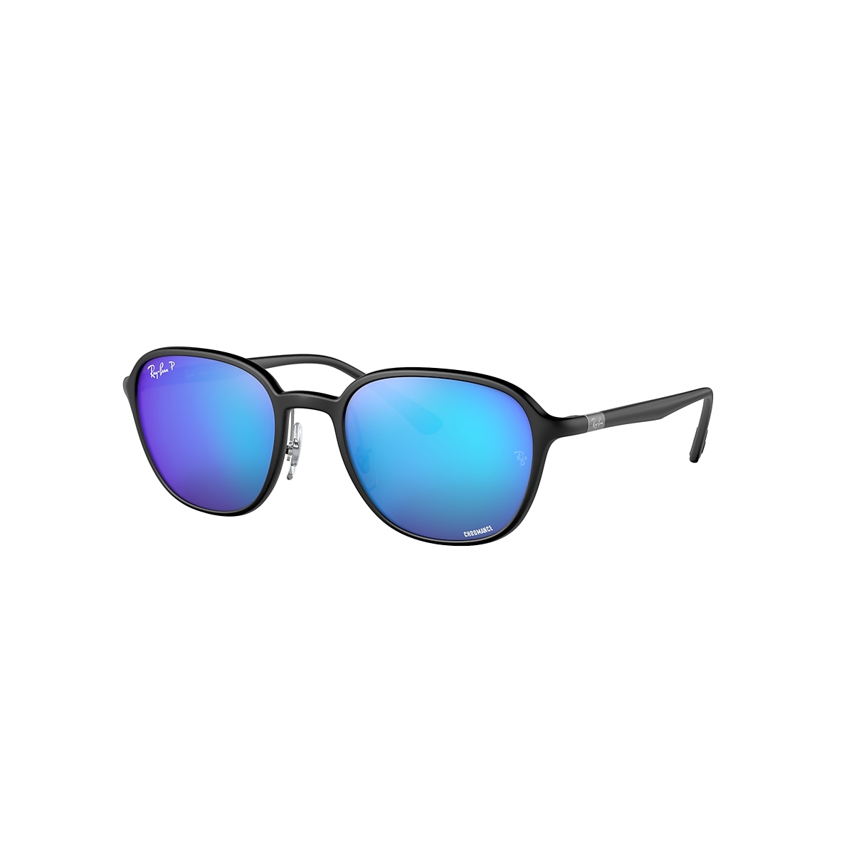 RB4341CH CHROMANCE Sunglasses in Black and Blue - RB4341CH | Ray 