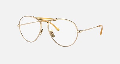 RB8063 TITANIUM OPTICS Eyeglasses with Grey and Clear (55-16