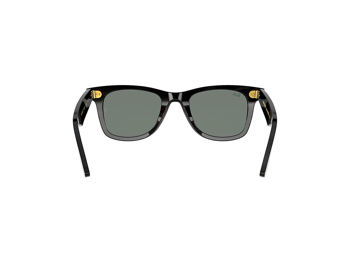 ORIGINAL WAYFARER HORN Sunglasses in Dark Brown and Green 