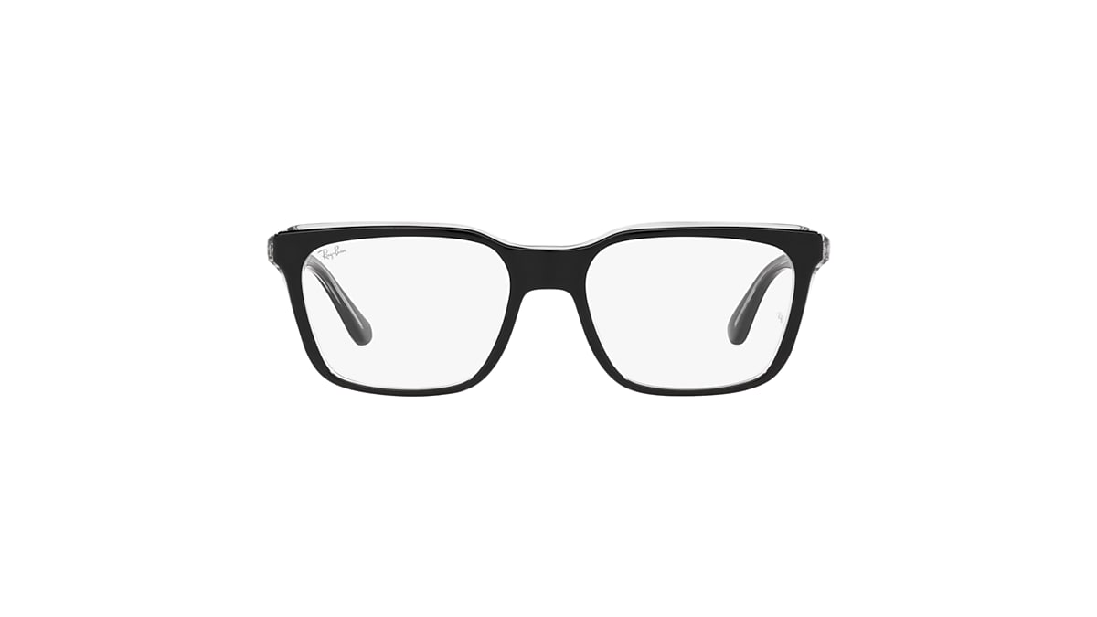 RB5391 OPTICS Eyeglasses with Black On Transparent Frame - RB5391