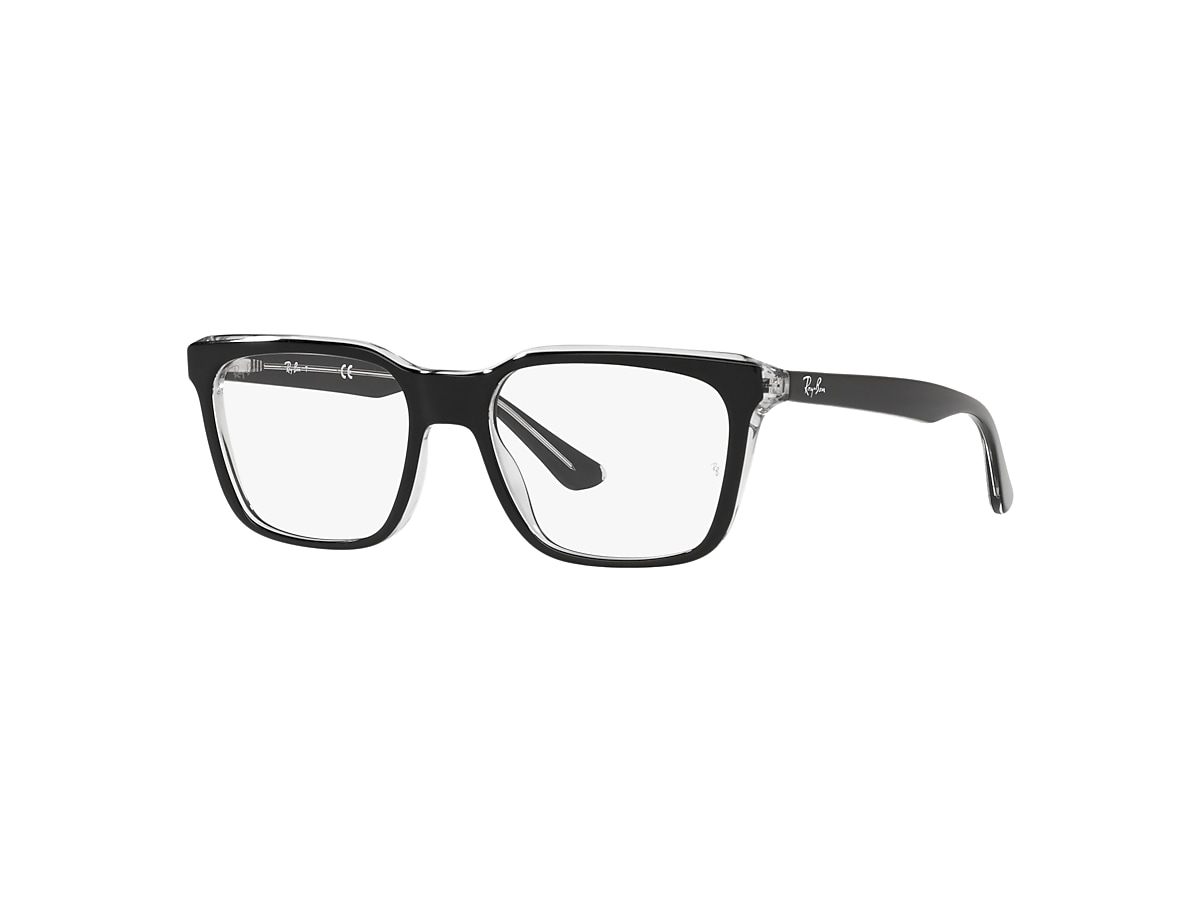 RB5391 OPTICS Eyeglasses with Black On Transparent Frame - RB5391