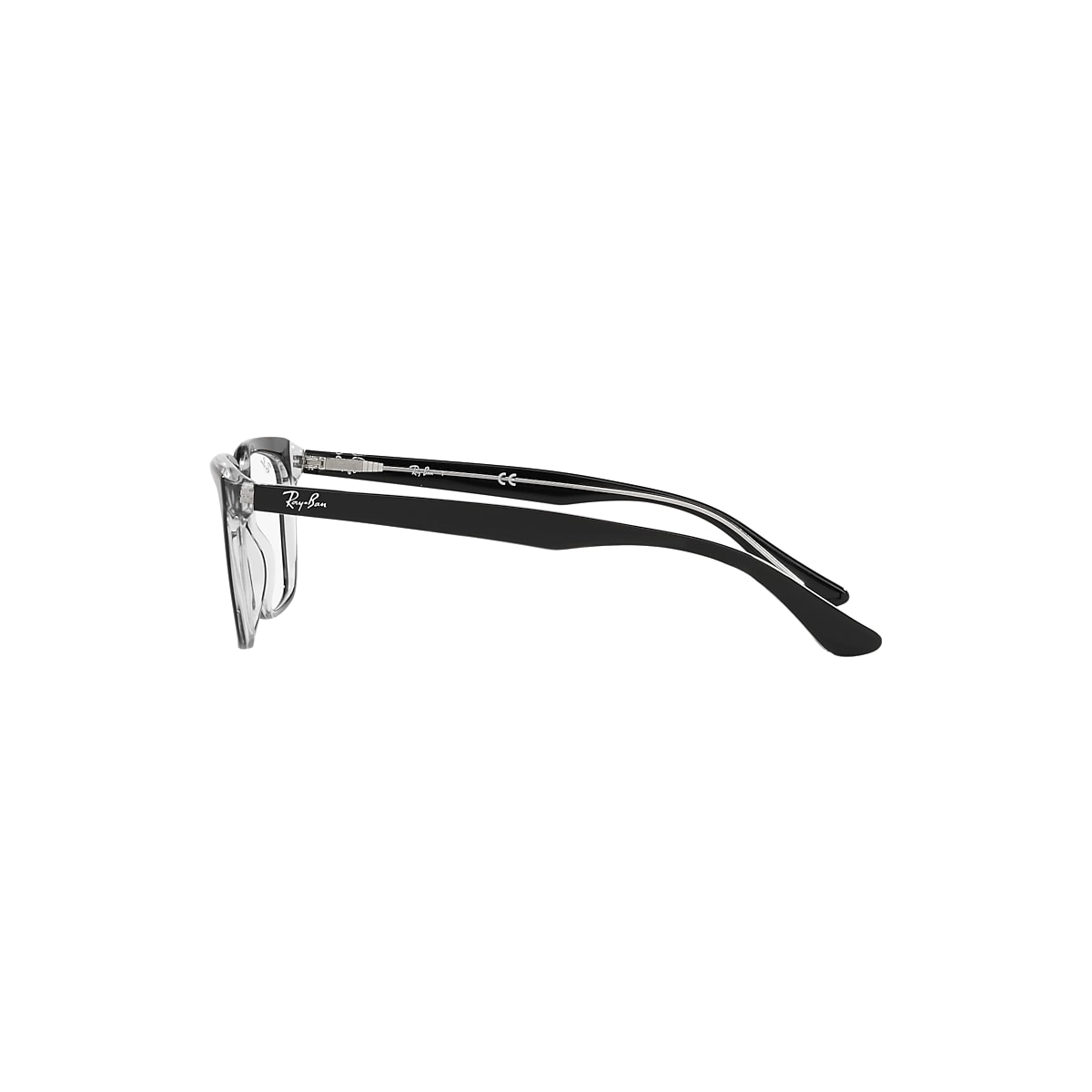 RB5391 OPTICS Eyeglasses with Black On Transparent Frame - RB5391