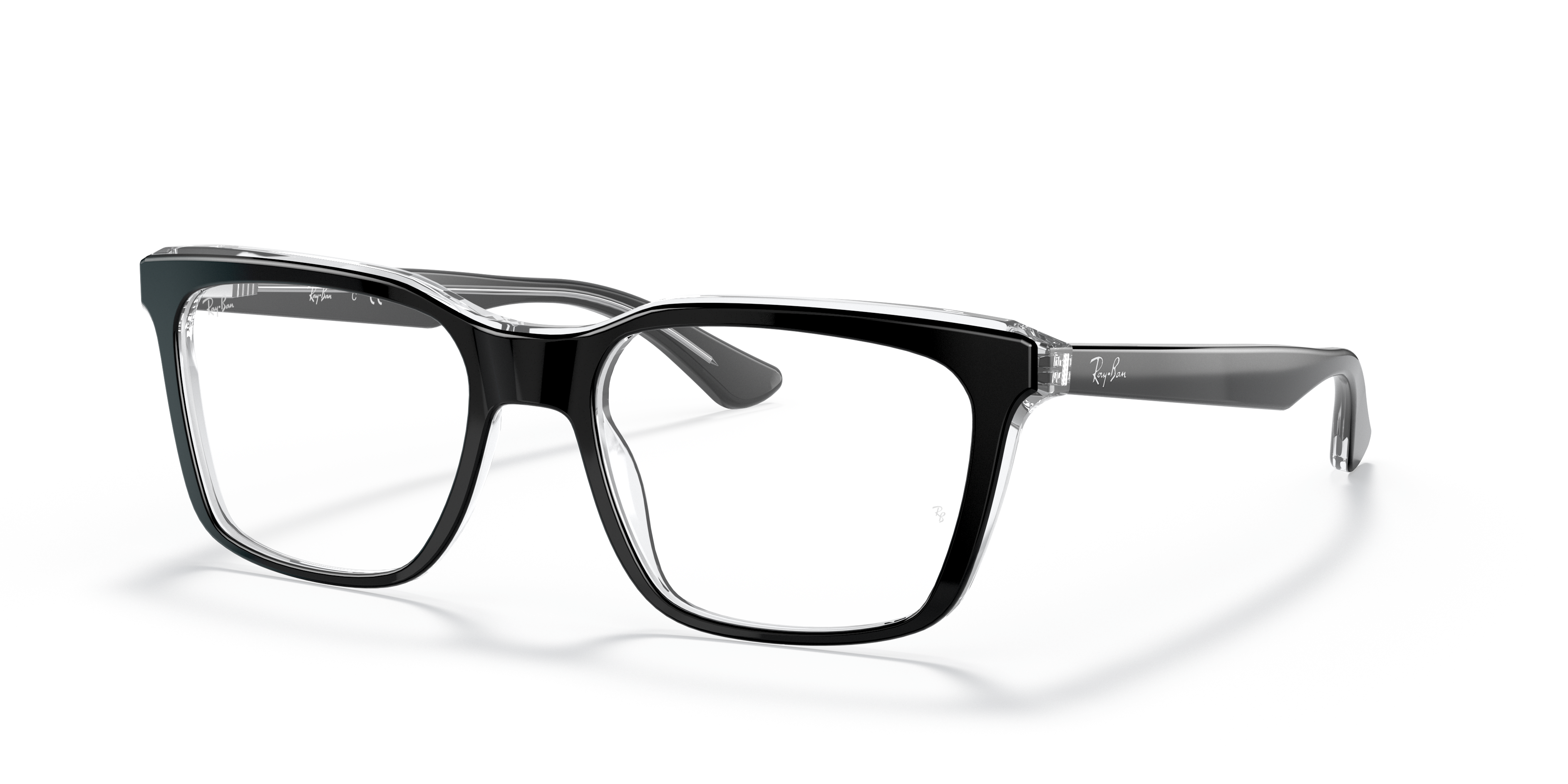 black ray ban eyeglasses