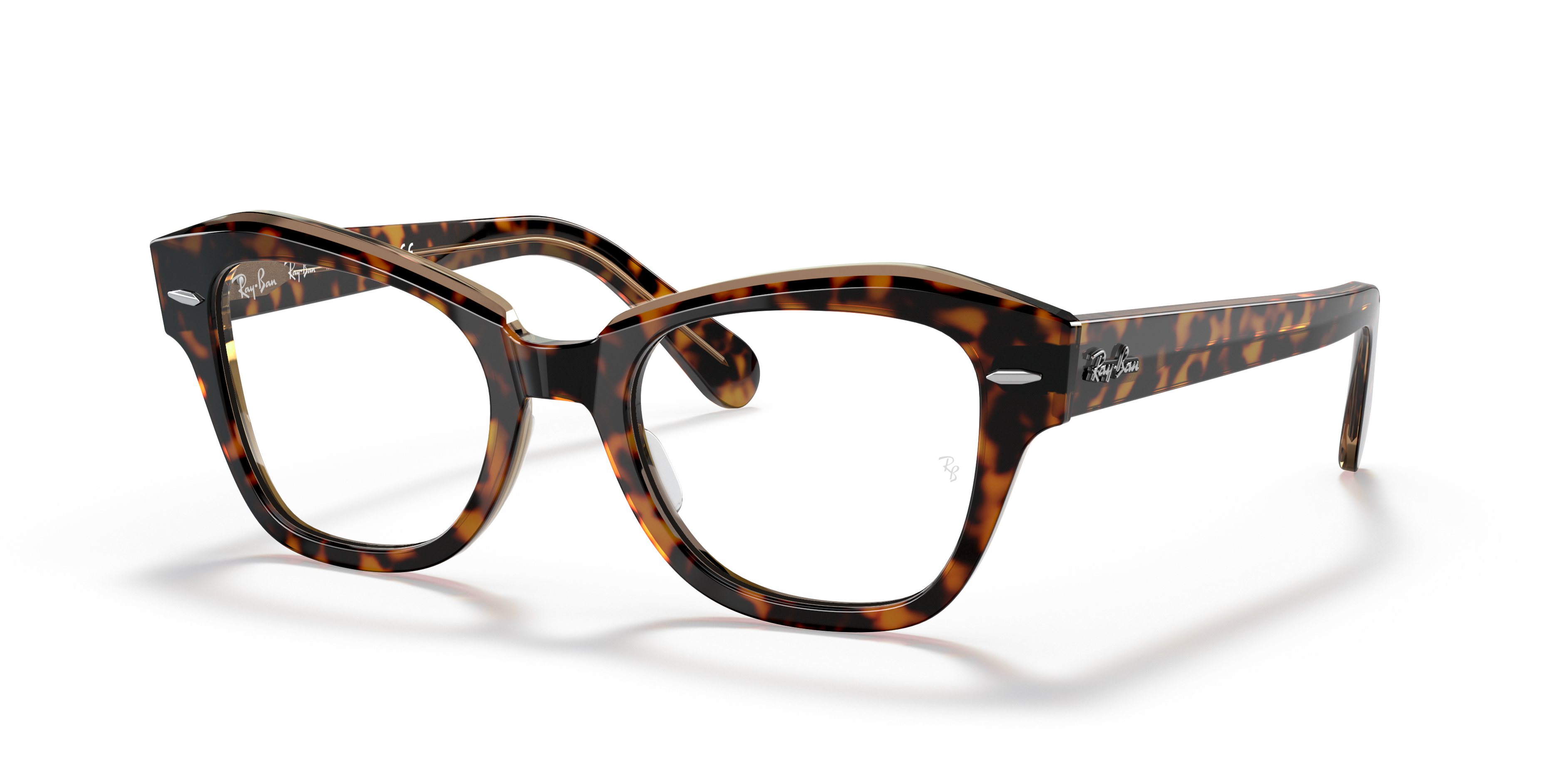 ray ban state street brown tortoise