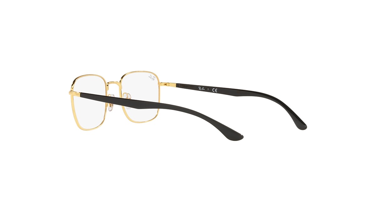 RB6469 OPTICS Eyeglasses with Black On Gold Frame - RB6469