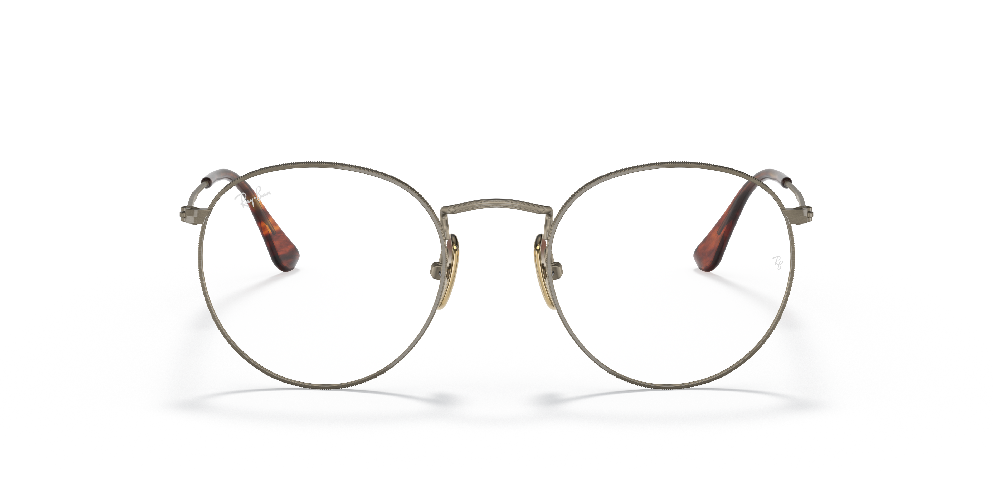 ray ban titanium round