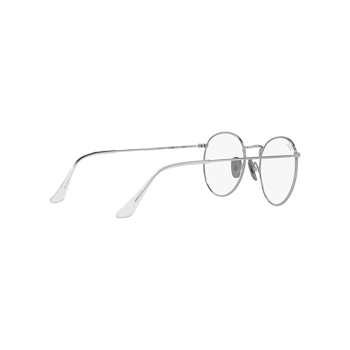 ROUND TITANIUM OPTICS Eyeglasses with Silver Frame - RB8247V