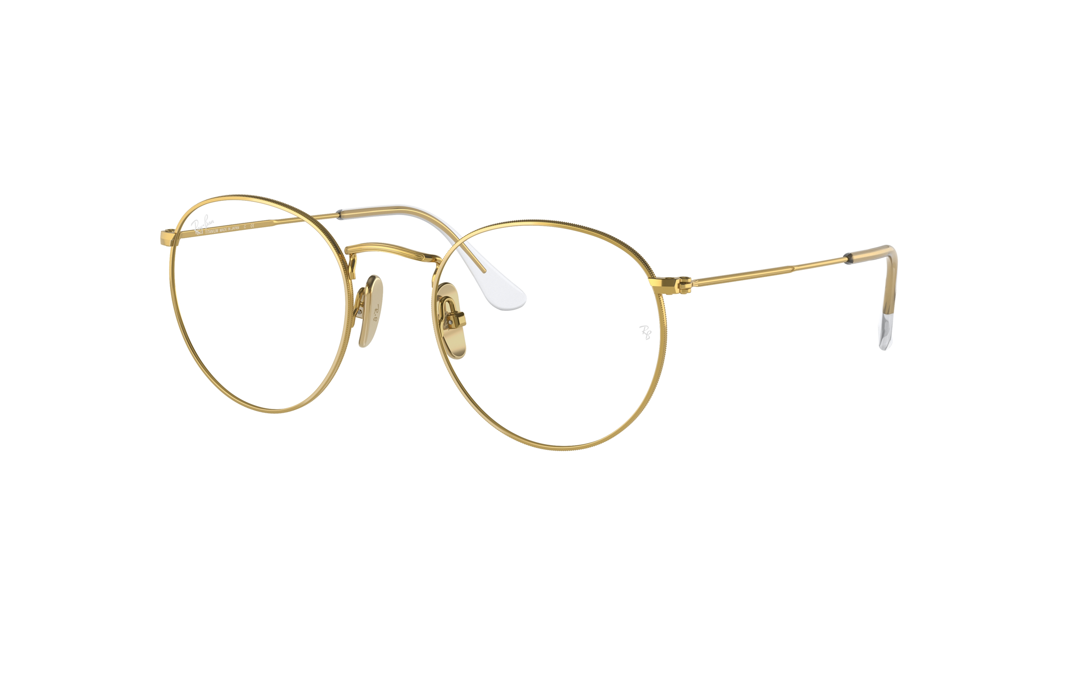 ROUND TITANIUM OPTICS Eyeglasses with Gold Frame - RB8247V | Ray-Ban® US