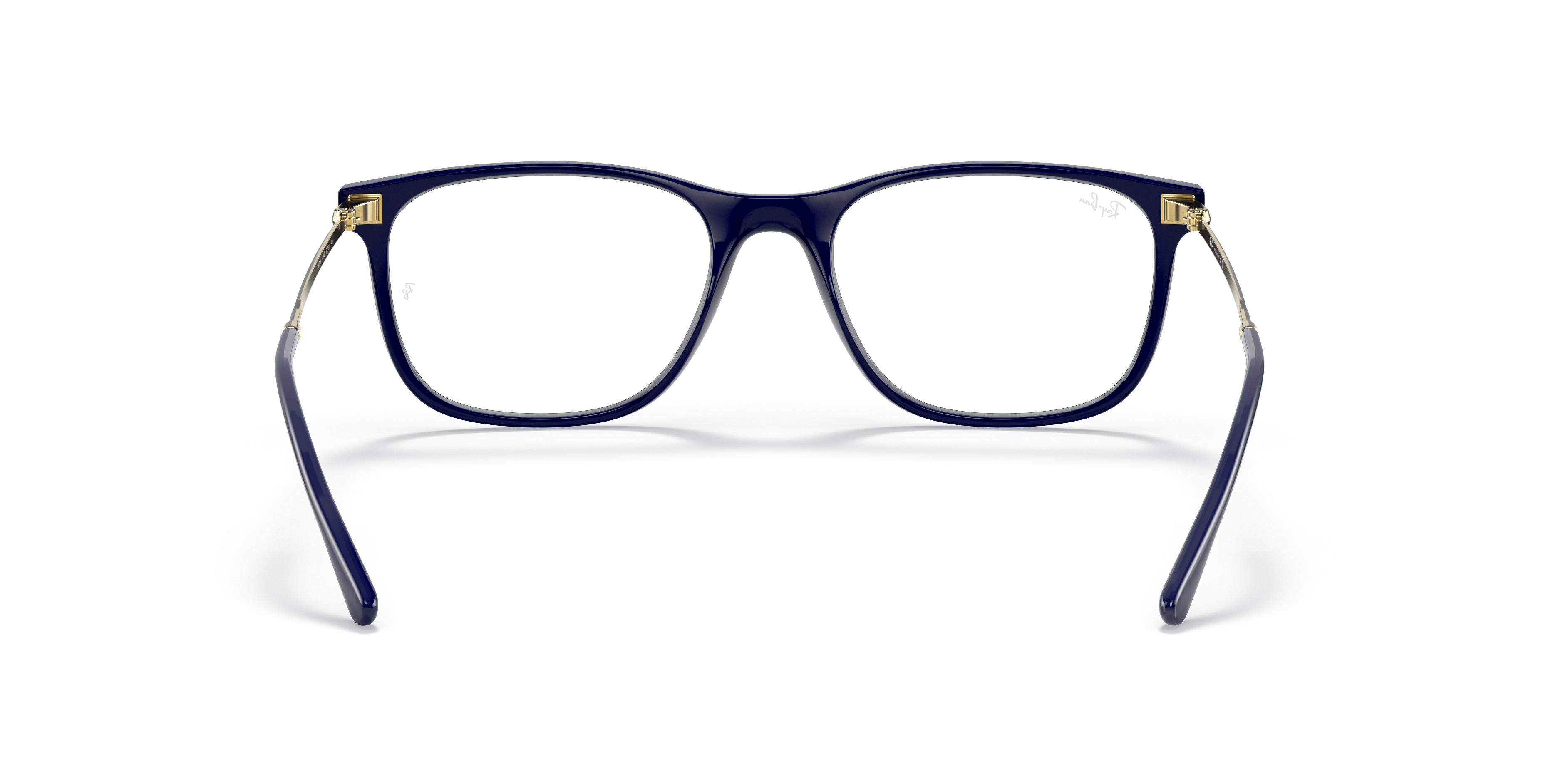 navy ray ban glasses