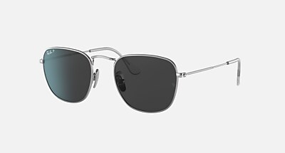 Ray Ban　サングラス FRANK TITANIUM Sunglasses in Gunmetal and Crystal Blue