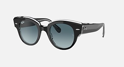 ROUNDABOUT Sunglasses in Black and Green - RB2192 | Ray-Ban®