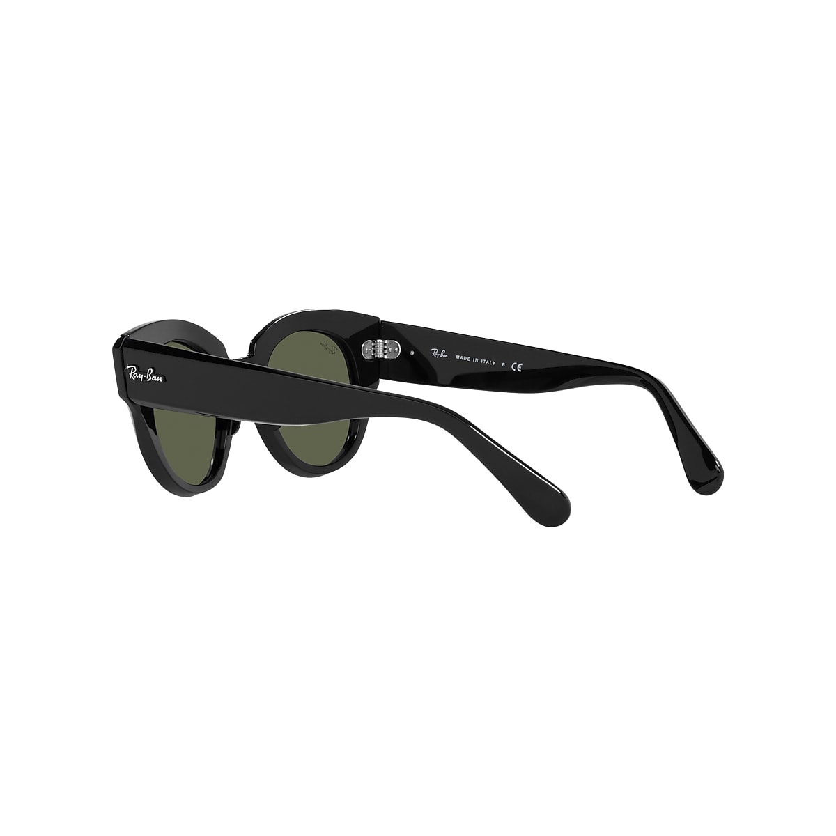 Roundabout Sunglasses in Black and Green | Ray-Ban®