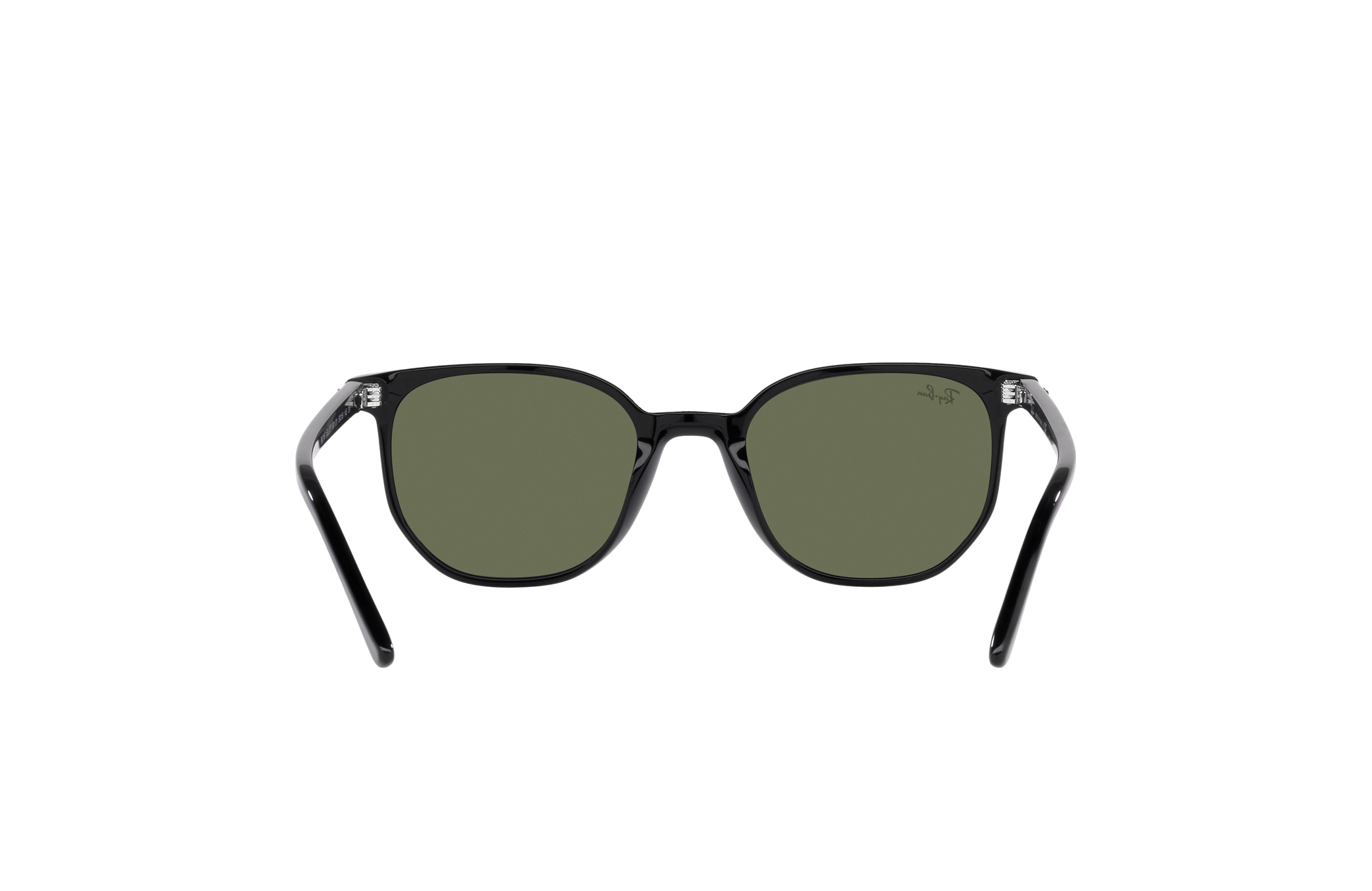 Womens Sunglasses Ray-Ban Sunglasses Ray-Ban Elliot Sunglasses Shiny Black Frame Green Lenses 54-19 Save 26% 