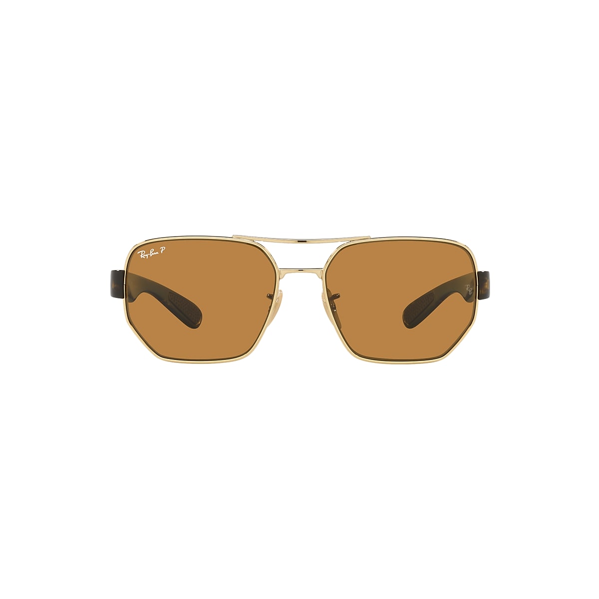 Purple(172/62) 　Ray-Ban ORB3612D CARAVAN Sunglasses in Bronze-Copper and Violet Mirror