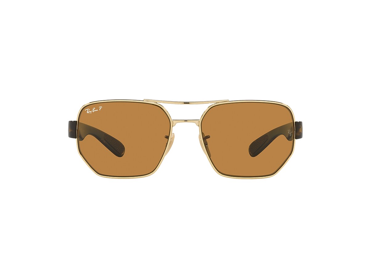RB3672 Sunglasses in Gold and Brown - RB3672 | Ray-Ban® US