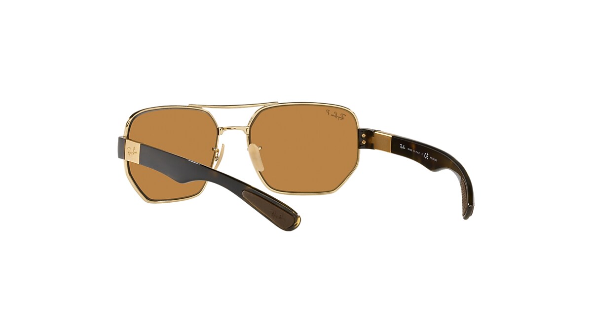 RB3672 Sunglasses in Gold and Brown - RB3672 | Ray-Ban® US