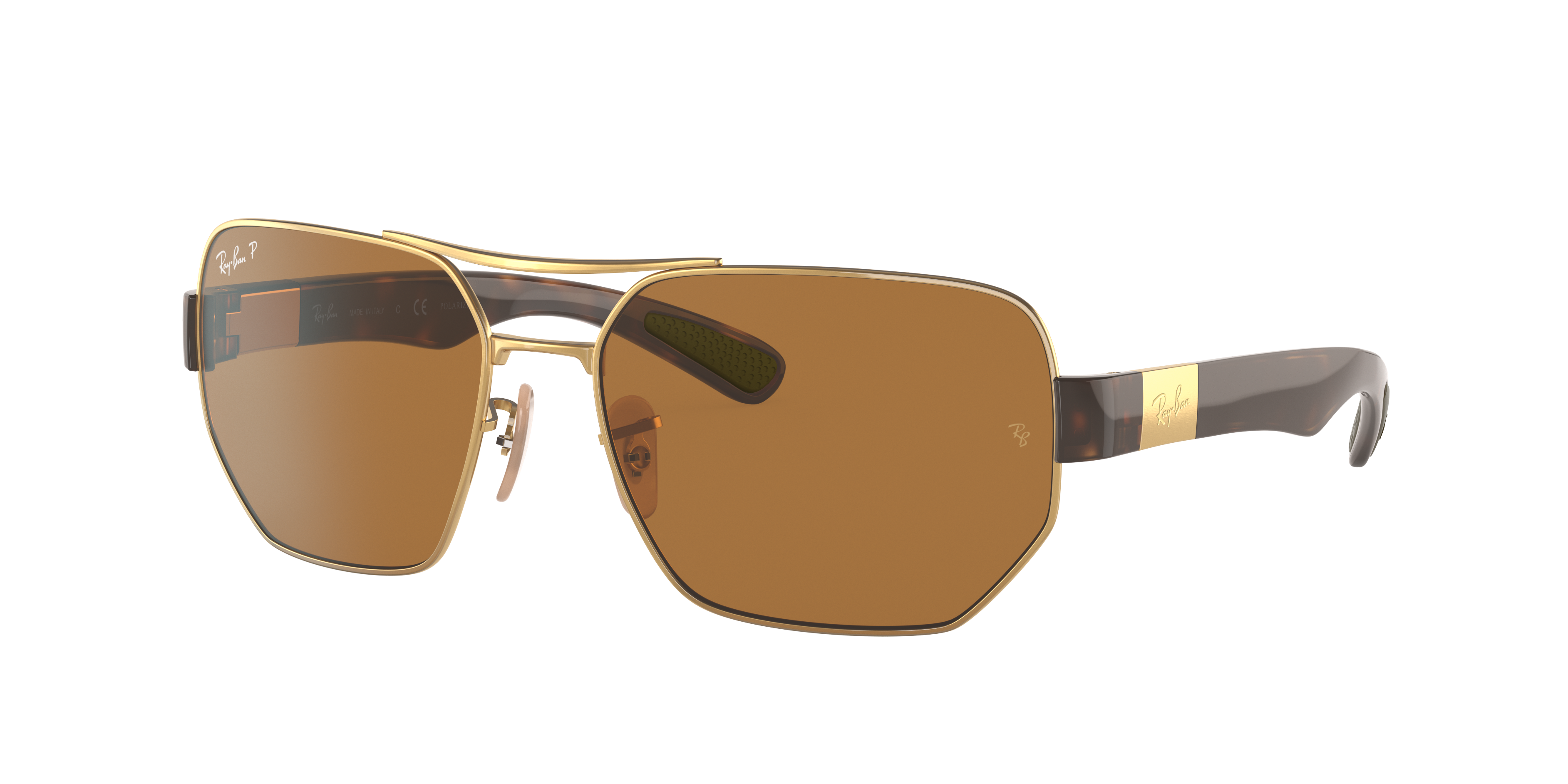 Óculos de Sol Ray-Ban armação tartaruga.