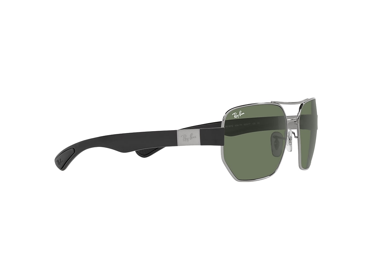 RB3672 Sunglasses in Gunmetal and Green - RB3672 | Ray-Ban® CA