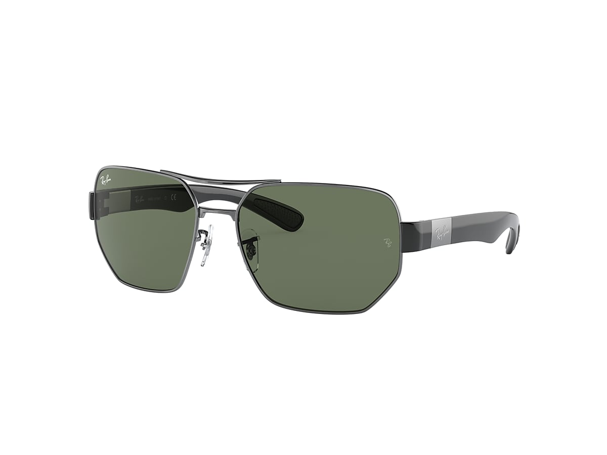 RB3672 Sunglasses in Gunmetal and Green - RB3672 | Ray-Ban® CA