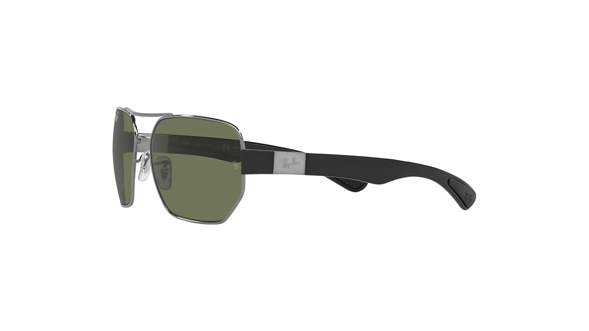 RB3672 Sunglasses in Gunmetal and Green - RB3672 | Ray-Ban® EU
