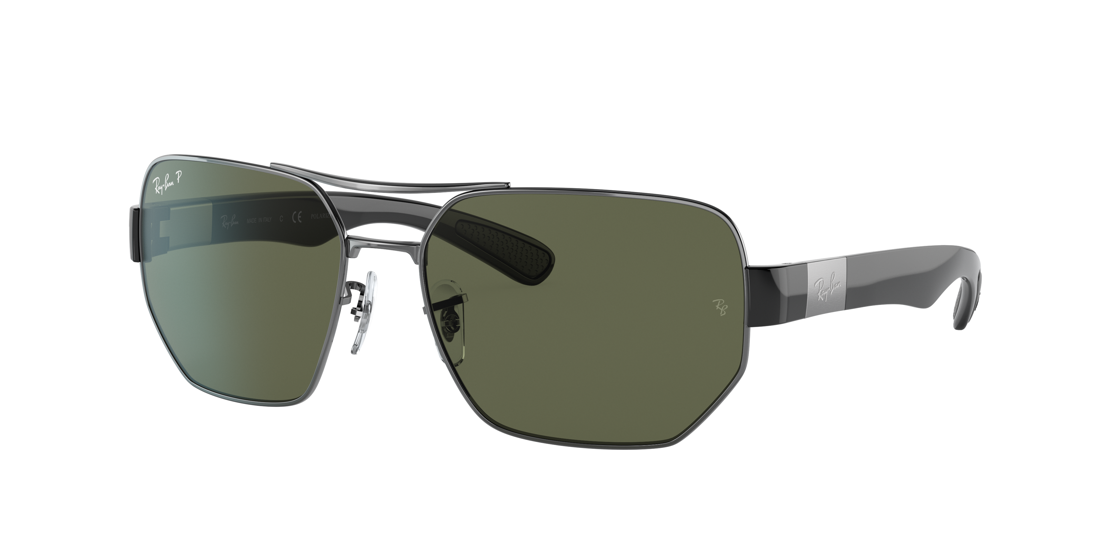 Ray Ban Rb3672 Sunglasses Tortoise Frame Grey Lenses Polarized 60-17 In Tortoise