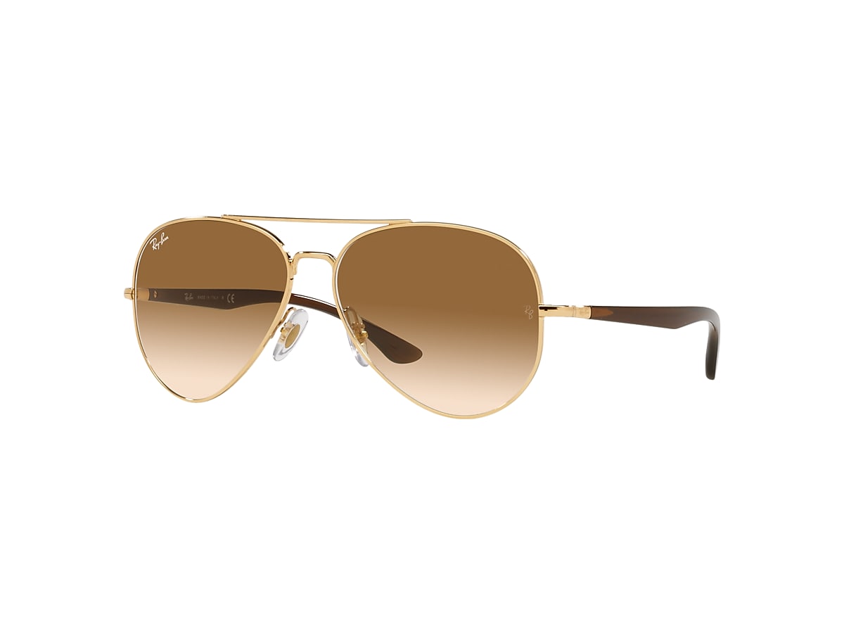 Rb3675 Sunglasses in Gold and Light Brown | Ray-Ban®