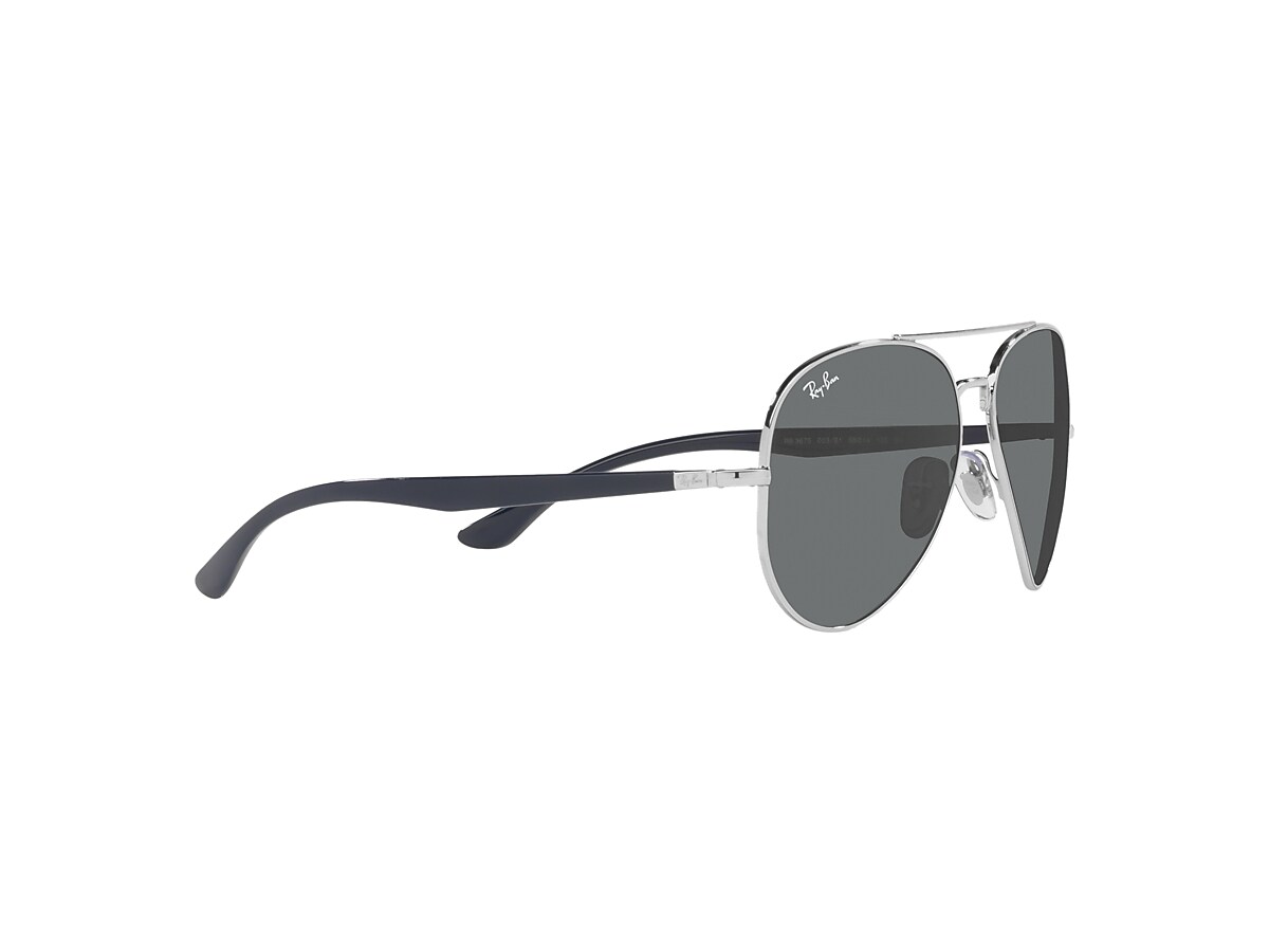 Rb3675 Sunglasses in Silver and Dark Grey | Ray-Ban®